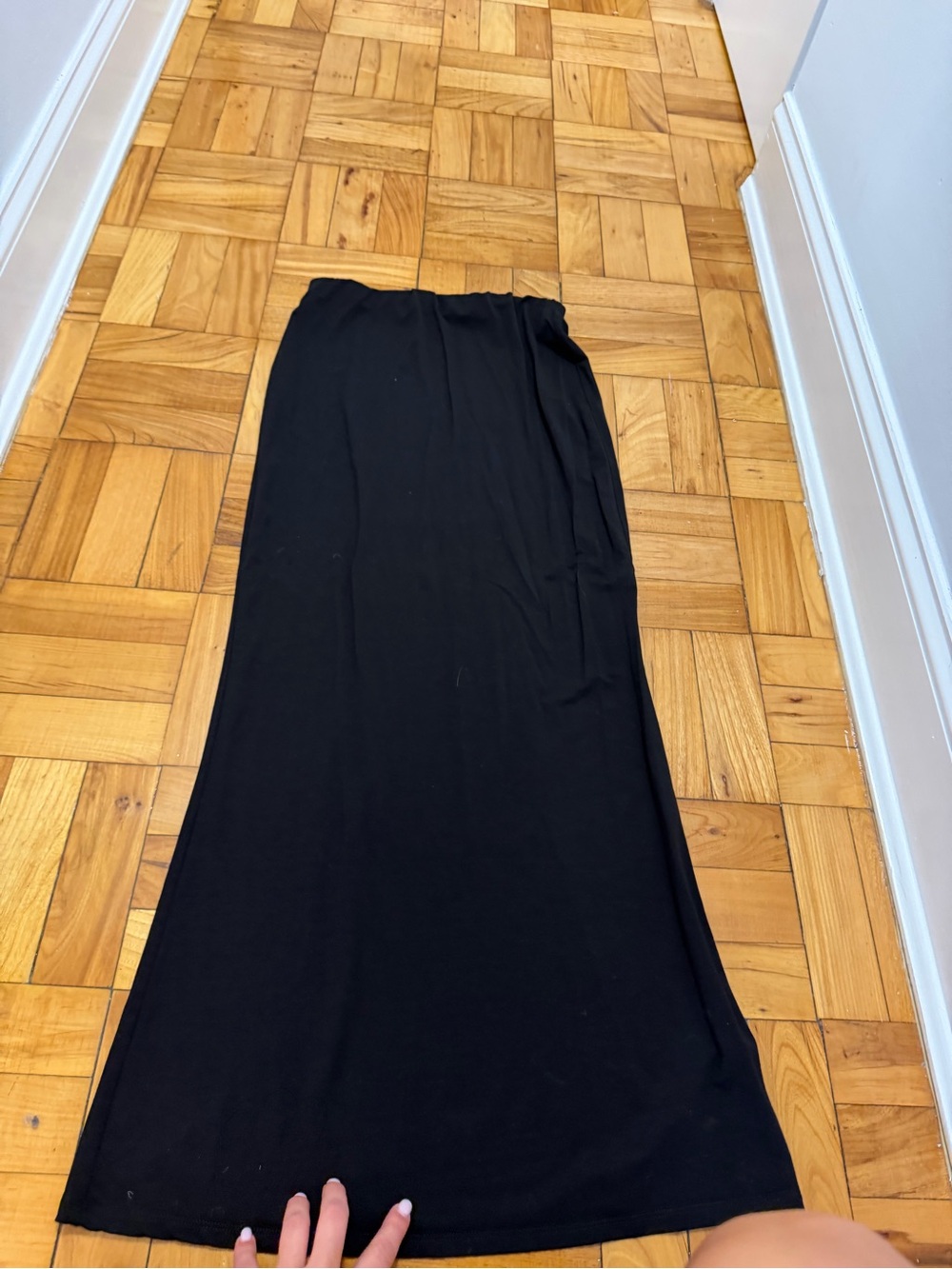 Reformation Black Maxi Skirt - Sleek Straight Silhouette